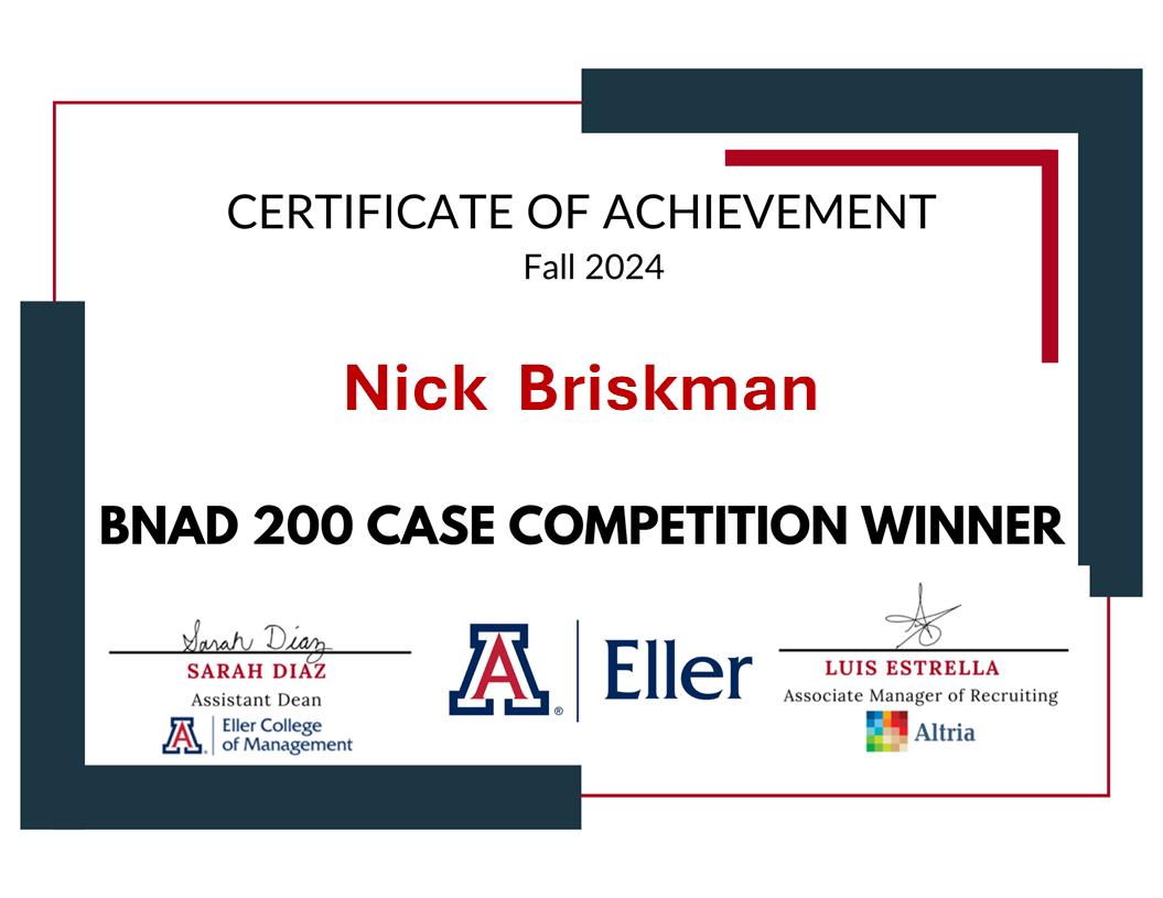 BNAD Case Competition